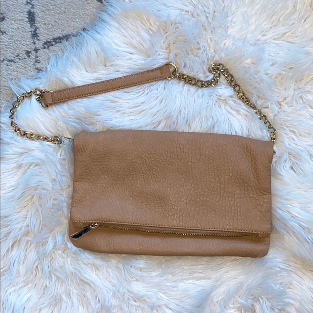 Nude-colored Clutch